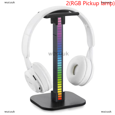 wucuuk หูฟังสำหรับเล่นเกม RGB แบบตั้งพอร์ต USB ไฟที่แขวนอุปกรณ์เสริมสำหรับหูฟัง