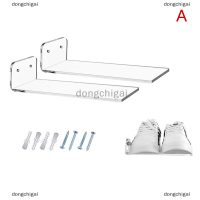 dongchigai 6pcs ล้างรองเท้าผ้าใบลอยชั้นวางผนังติดตั้งรองเท้าแสดงชั้นวางรองเท้า