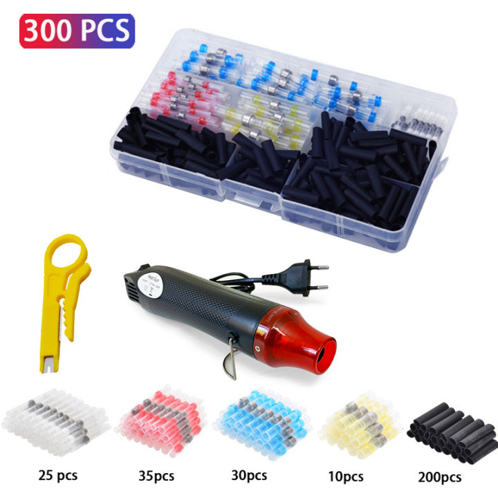 800-pcs-ตัวเชื่อมต่อลวดความร้อน-sst21-แขนกันน้ำ-awg22-18-splice-กระป๋องบัดกรีซีล-terminal-พร้อมปืนร้อน-300-w-iewo9238