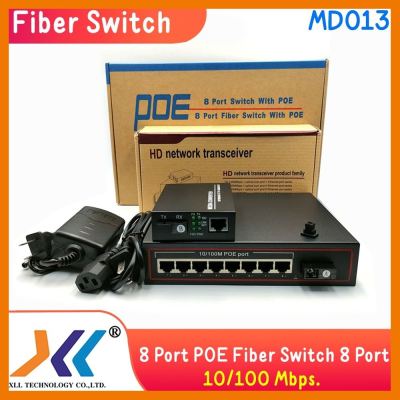 สินค้าขายดี!!! 8 Port POE Fiber Switch 8 Portสำหรับกล้องวงจรปิด IP-Camera ที่ชาร์จ แท็บเล็ต ไร้สาย เสียง หูฟัง เคส ลำโพง Wireless Bluetooth โทรศัพท์ USB ปลั๊ก เมาท์ HDMI สายคอมพิวเตอร์