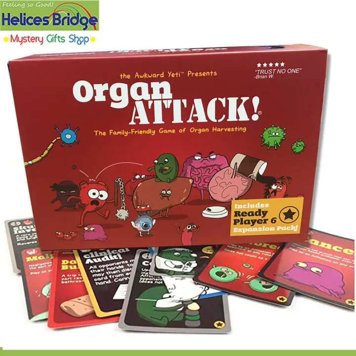 Organ Attack ! Interactive Human Organ Attack Card Game, Table top Card ...