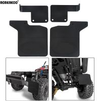 JHTJHNDTGFJHND ด้านหน้าด้านหลัง Mud Flaps Fender ยาง Mudguard สำหรับ1/10 Traxxas TRX-4 TRX4 RC Crawler รถอะไหล่อัพเกรด