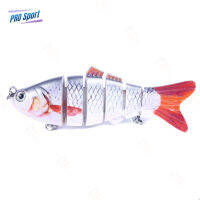 PRO 10ซม./18G เหยื่อตกปลา12สี Multi Segments Jointed Bionic เหยื่อปลอม Sinking Wobblers Fishing Tackle