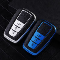 หนัง TPU รถ Remote Key Case สำหรับ Toyota Corolla Camry Cruiser Prado Prius CHR C-HR RAV4 Altis Land อุปกรณ์เสริม