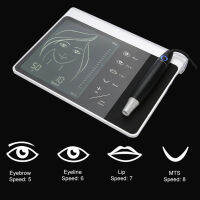 เครื่องสักไฟฟ้าจอแสดงผล LCD ดิจิตอลถาวร Tattoo Eyebrow Lip Eye liner ปากกา MTS และ PMU อุปกรณ์แต่งหน้าความงาม