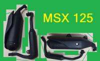 ท่อเดิมติดรถสีดำด้าน MSX125