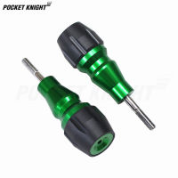 ZTO สำหรับ KAWASAKI Z1000 Z 1000 10-18 ZX-6R ZX6R 13-17 ZX-10R ตัวเลื่อนกรอบป้องกันล้มการ์ดแฟริ่งปลอกปกป้องเข่ากันชน