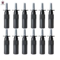 12Pcs 5ML Empty Plastic Nasal Spray Bottles Pump Sprayer Mist Nose Spray Refillable Bottling Packaging For Travel Makeup Tool