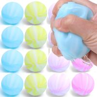 New Durable Rainbow Water Ball Summer Game Playing Swimming Pool Silicone Water Fighting Toys Water Balloons Family Games Balloons