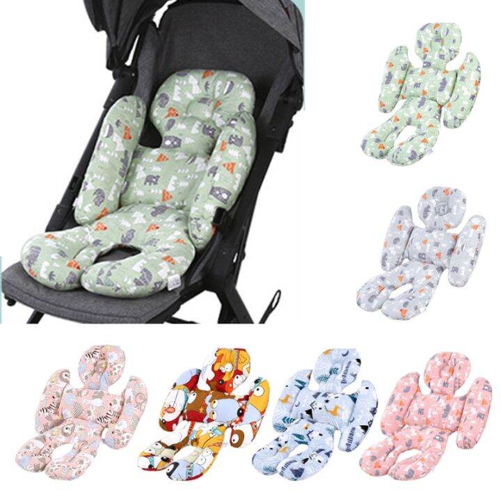 universal-baby-stroller-high-chair-seat-cushion-liner-mat-cart-mattress-mat-feeding-chair-pad-cover-protector-with-pillow