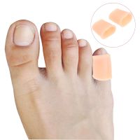 △ 1Pair Silicone Gel Little Toe Tube Corns Blisters Corrector Pinkie Protector Gel Bunion Toe Finger Protection Gel Sleeve