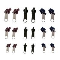 ❏☼▦ 6PCS Universal Instant Fix Zipper Repair Kit Replacement Zip Slider Teeth Rescue New Design Zippers for Sewing Clothes