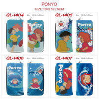 [ในสต็อก] Ponyo บนหน้าผาผู้ชายผู้หญิงหนัง PU ซิปยาวกระเป๋าสตางค์อุปกรณ์ต่อพ่วงสีเต็ม Pu สองพับกระเป๋าสตางค์กระเป๋าสตางค์ Boniu นักเรียนกระเป๋าเงินเหรียญ