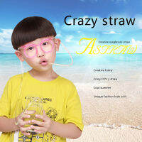 DIY Straw Eyeglasses  Cute Round/ Heart-shaped Drinking Straw Glasses for Kids Adults