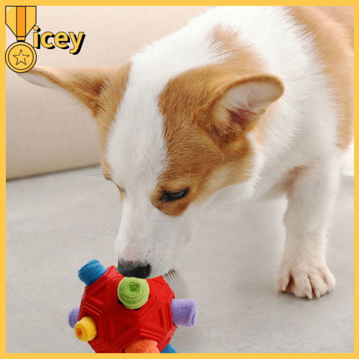 ของเล่นภาพติดเพชรลายต่างๆแบบโต้ตอบลูกบอลดมกลิ่นสำหรับสัตว์เลี้ยงแบบพกพาของเล่นฝึกความเครียด-relief-สุนัขตาบอดของเล่นเสริมพัฒนาการ