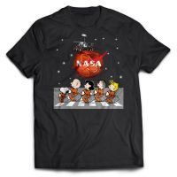 Peanuts snoopy Mars Land Short Sleeve Casual Graphic Tees- Gildan Premium 100% Cotton