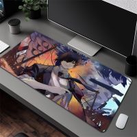 Chainsaw Mouse Pad เกมพิมพ์ HD ยาง แผ่นรองเมาส์อะนิเมะ Manga Gamer Conputer แผ่นรองเมาส์ขยายแล็ปท็อป Office Keypad