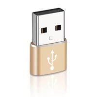 อะแดปเตอร์ชาร์จการเชื่อมต่อการส่งข้อมูลหญิงโลหะชาย Type-C Usb เปลือกชิ้นเดียว