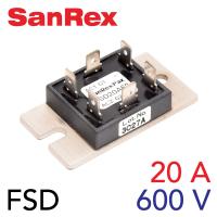 SanRex ไทริสเตอร์ โมดูล 20A 600V Thyristor/SCR Power Module (FSD20A60)