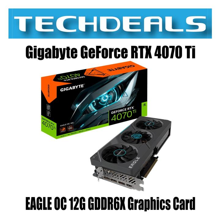 Gigabyte GeForce RTX 4070 Ti EAGLE OC 12G GDDR6X Graphics Card