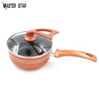 Master Star-Pot à lait en cuivre 1L casserole de cuisson des aliments corporels poêle à soupe saine et à chaleur rapide