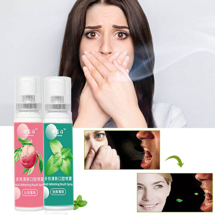【Original】Mouth Spray Reflesh Breath Freshener Small Portable Oral