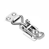 ☒❒▦ Stainless Steel Hasp Hinge Adjustable Screw Rod Hasp Sealed Box Hasp Buckle Fastener For Mechanical Instruments Equipment Ships