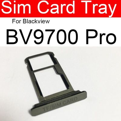 ถาดซิมการ์ดสําหรับ Blackview BV9700 Pro ที่ใส่สล็อตซิมการ์ด SD Card Reader ชิ้นส่วนอะไหล่อะแดปเตอร์