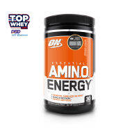 Optimum Nutrition Amino Energy 30 Servings - Orange Cooler – กรดอะมิโนชนิดผง สารสกัดจากชาเขียวและเมล็ดกาแฟและมีกรดอะมิโนมากกว่า 11 ชนิด ช่วยให้ร่างกายตื่นตัวสดชื่น  กล้ามเนื้อฟื้นตัวได้ไวขึ้น