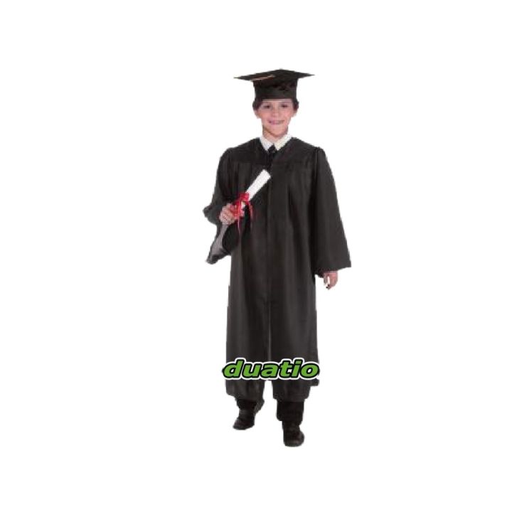 Academic Gown for Kids - Color Black Graduation Toga | Lazada PH