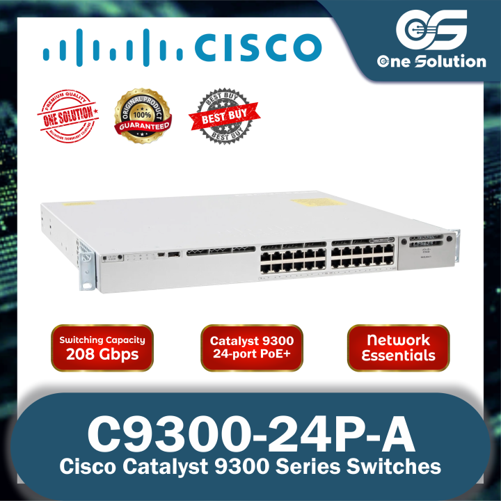 Cisco Catalyst 9300 Series Switches C930024PA Network Advantage