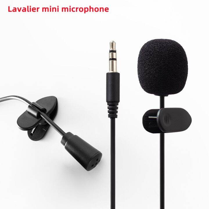【new】 3.5mm Mini Lavalier Microphone Tie Clip Lapel Amplifier Teaching