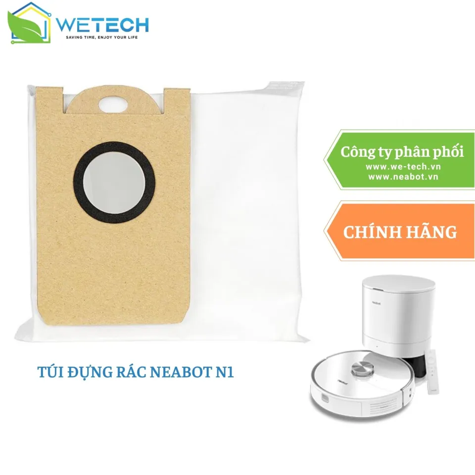 Túi đựng rác thay thế cho robot hút bụi lau nhà tự đổ rác Neabot