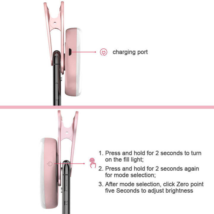 rocomoco-โทรศัพท์มือถือเติมแสง15x-เลนส์ไมโครแบบพกพา-selfie-led-แหวนแฟลชโทรศัพท์หลอดไฟเซลฟี่-universal-คลิปห่วง-lightth