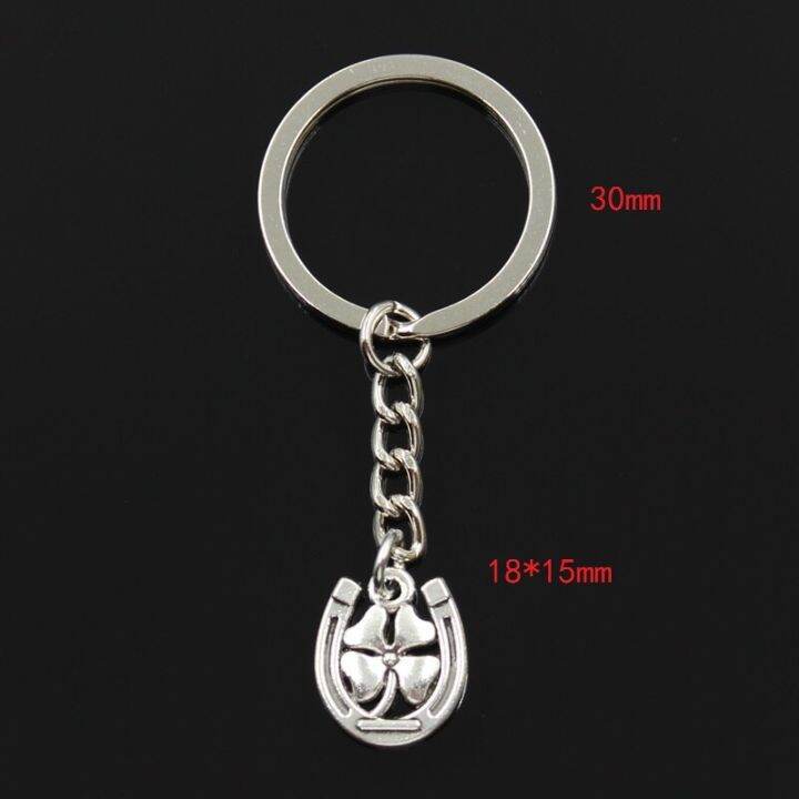 new-fashion-keychain-18x15mm-horseshoe-lucky-clover-pendants-diy-men-jewelry-car-key-chain-ring-holder-souvenir-for-gift-key-chains