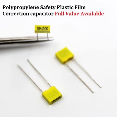 ✕ↂ 20PC Polypropylene Film Correction capacitor 100V 102J/152J/222J/332J/472J/682/103J/123J100V 0./1/1.5/2.2/3.3/4.7/6.8/10/12NF/UF