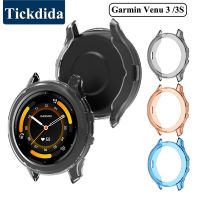 เคสป้องกันสำหรับ Garmin Venu 3 3S กรอบป้องกันสมาร์ทวอท์ชนุ่มคริสตัล TPU ใสสำหรับ Garmin Venu 3S Cover