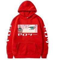 Zero Two เสื้อกันหนาวมีฮู้ดพิมพ์ลาย Darling In The Franxx สําหรับผู้ชาย