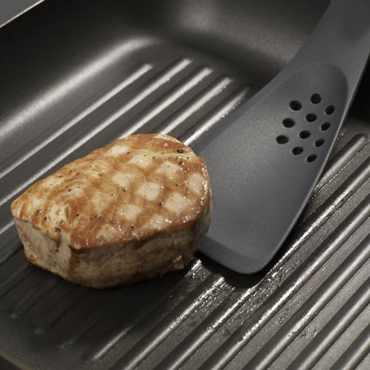 ทำอาหารชุดภาชนะครัวเครื่องมือซิลิโคน-nonstick-slotted-เทอร์เนอทอดช้อนไม้พายให้บริการสำหรับอุปกรณ์ครัว