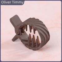 Oliver Timmy กิ๊บหนีบผมหางม้าสูง1ชิ้นกิ๊บหนีบผมหางม้าแบบถาวรกิ๊บติดผมทรงกลมผมหางม้าสูงสำหรับผู้หญิงกิ๊บหนีบผมด้านหลังขนาดเล็กป้องกันการหย่อนคล้อย