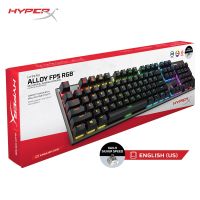 HyperX Alloy FPS RGB Gaming keyboard Kailh Silver Speed keyswitches with ultra-rapid responsiveness Gift ของขวัญ gift