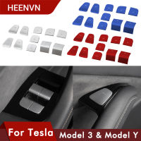 Heenvn Model3 Car Scratch Resistant Patch ABS For Tesla Model 3 Y Accessories Window Lift Switch Button Sticker model three 2020