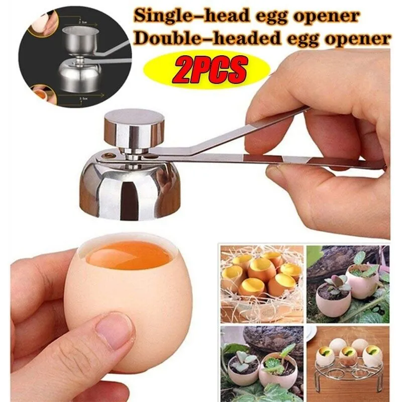 ICO Stainless Steel Egg Topper, Opener, Cracker & Eggshell Remover