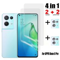 ฟิล์มไฮโดรเจล4in1สำหรับ Oppo Reno 9 8 7 6หน้าจอตัวป้องกันแบบมือโปร5 7เลนส์8 5G Lite สำหรับ Plus Z Oppo กล้อง X5 Find Pro