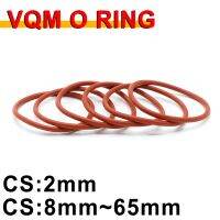 10 Buah Gasket Cincin Silikon Merah CS 2Mm OD 8 65Mm O Ring Karet Seal Pressure Cooker O-ring Gasket Suhu Tinggi Makanan