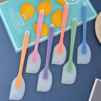 Silicone Cake Scraper Translucent Non-Stick Cake Cream Spatula Kitchen Cooking Pastry Scraper Brush Tool Mold Baking Accessories