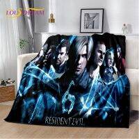 R-Resident Evil Gamer Soft Plush Blanket, ผ้าลินินผ้าห่มห้องนั่งเล่นผ้าห่มห้องนอนโซฟาปิกนิกปกสำนักงาน