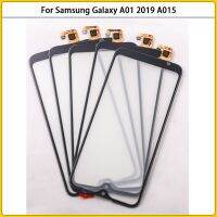 ใหม่สำหรับ Samsung Galaxy A01 2019 A015 SM-A015F/DS เซ็นเซอร์กระจกกันรอยดิจิตอลหน้าจอสัมผัสจอแอลซีดีกระจกด้านหน้าด้านนอก A01หน้าจอสัมผัส