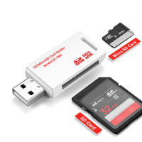 2 In 1 Usb Type-C Card Reader USB 2.0 Sdmicro SD TF OTG Smart Memory Card Adapter สำหรับแล็ปท็อป Mini ขนาด USB2.0 SD Card Reader