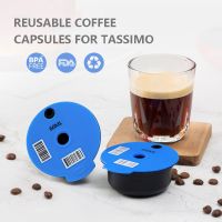 Yyuanyuan รีฟิลกาแฟแคปซูลสำหรับ Tassimo Bosch ขนาด60มล./180มล. กาแฟนำกลับมาใช้ได้ซิลิโคนเกรดอาหารเครื่องชงเอสเพรสโซ่ฝักกรอง